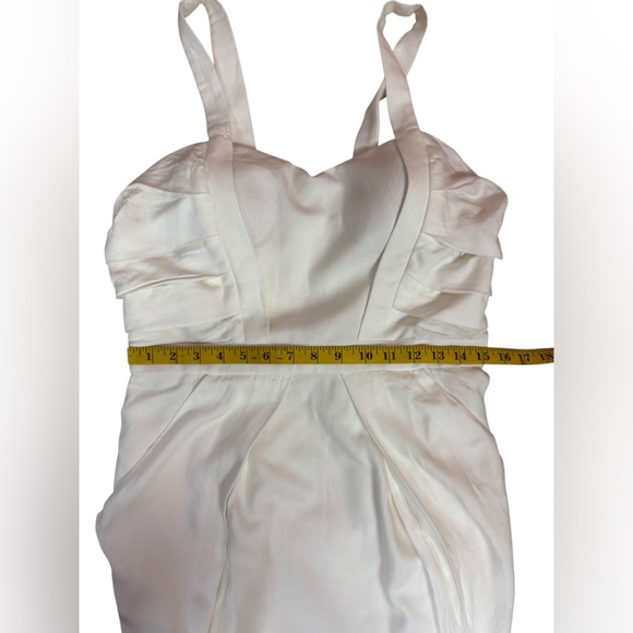 BCBGeneration Cream Mini Dress Size 10 - Picture 12 of 12